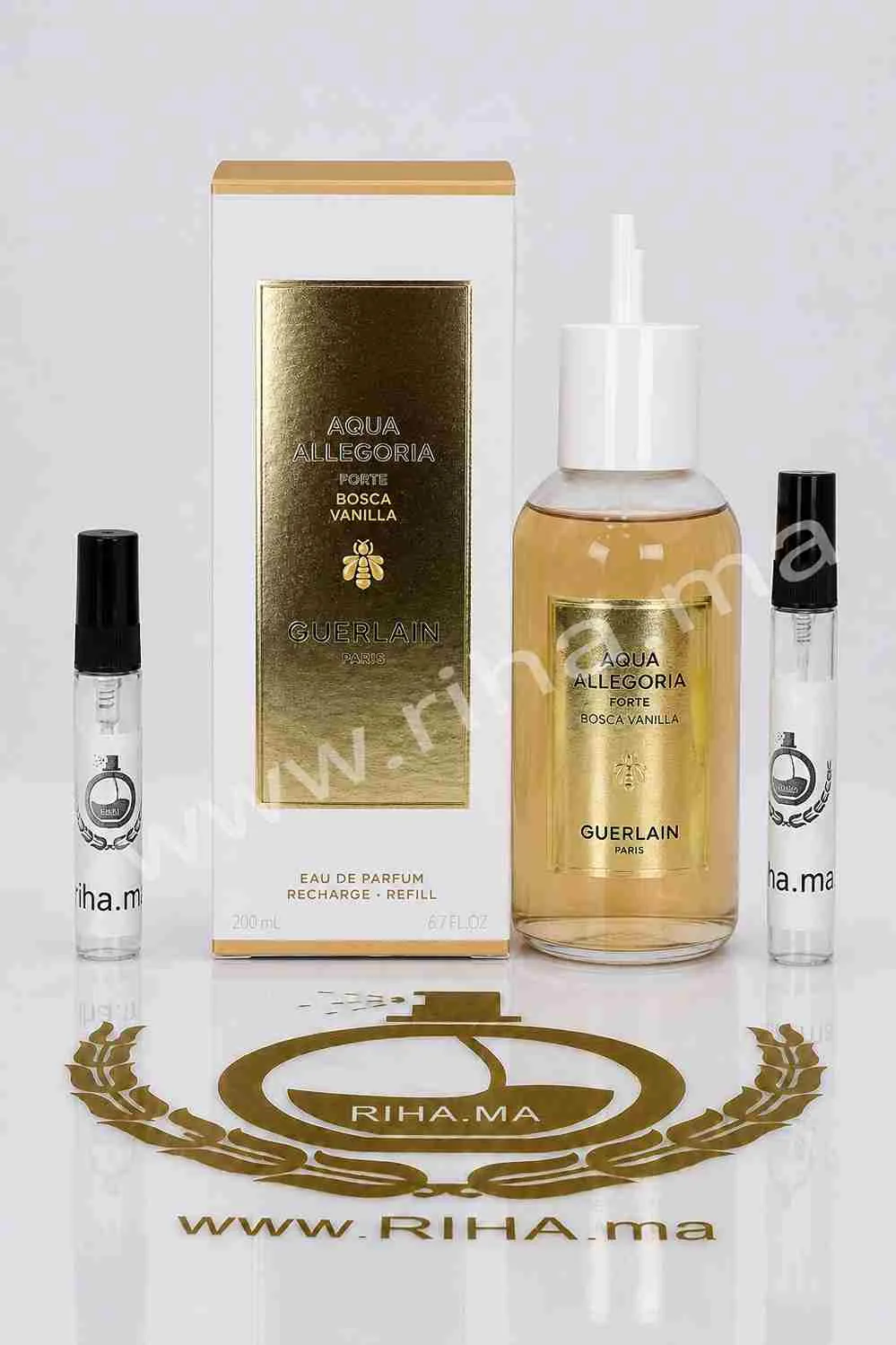 Decantage Aqua Allegoria Forte Bosca Vanilla Guerlain parfum original Authentic au Maroc chez RIHA.ma
