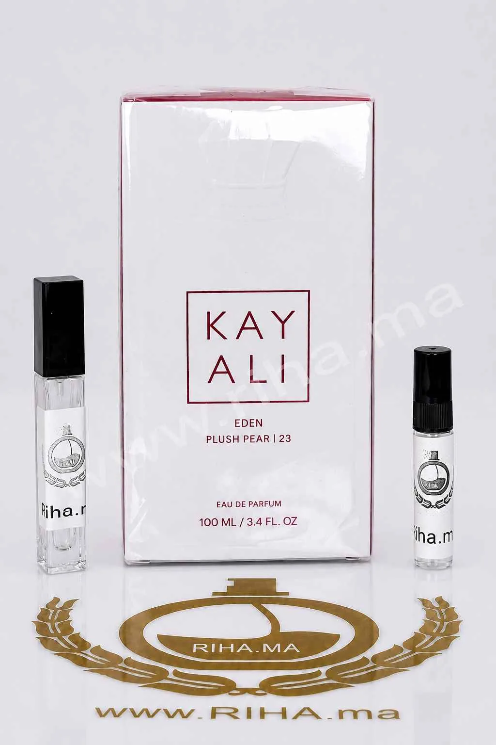 Decantage Eden Plush Pear 23 Kayali parfum femme original Authentic au Maroc chez RIHA.ma