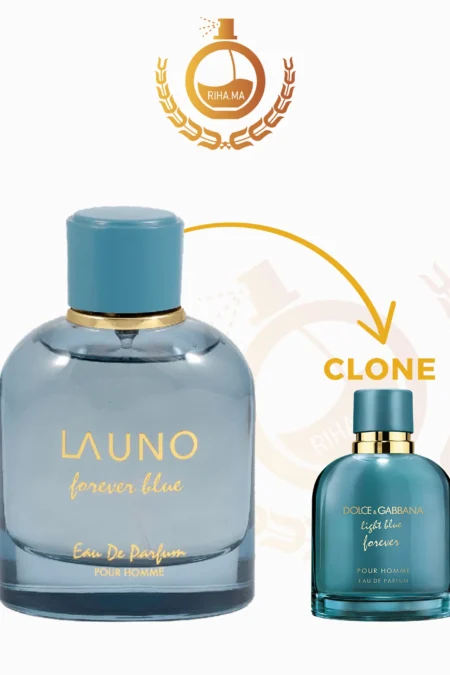 Riha | Vente de Parfum Original Au Maroc Pour Homme Et Femme 24 La Uno Forever Blue Fragrance World Eau de Parfum Homme 169DH parfum clone D&G Light Blue Forever au Maroc chez RIHA.ma