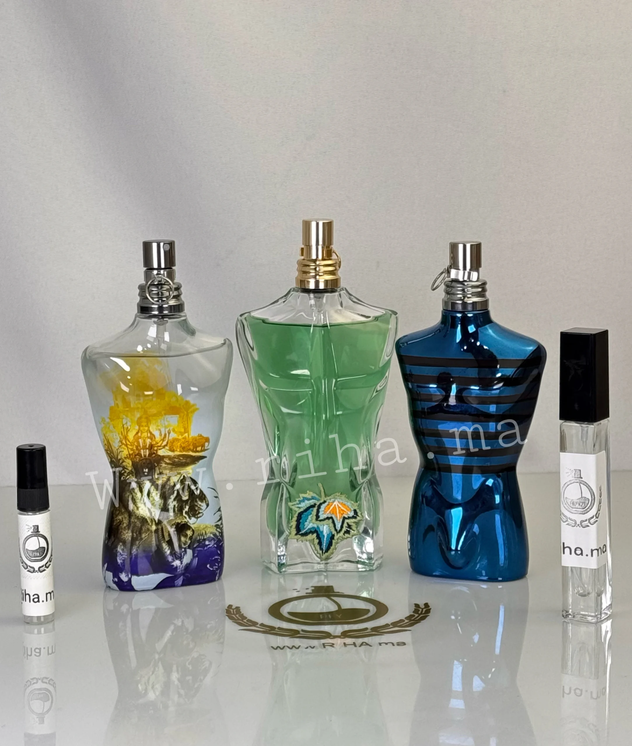 pack-jpg Pack Decantage d'hommePack Decantage Promo D’Homme Jean-Paul Gaultier Le Male Cologne Tonique + Le male in blue + Le beau paradise garden Authentic