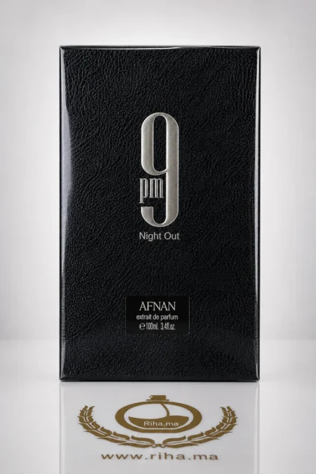 Flacon de 9 pm night out afnan extrait de parfum homme
