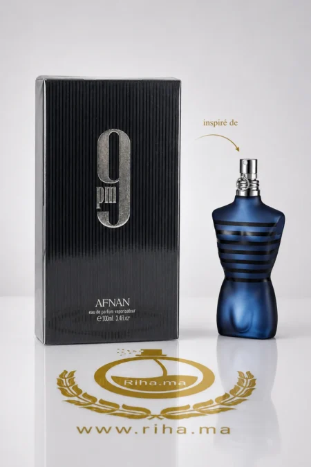 Flacon de 9pm afnan eau de parfum 100ml pour homme