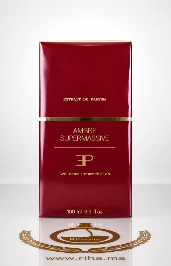 Flacon d'ambre supermassive les eaux primordiales extrait de parfum