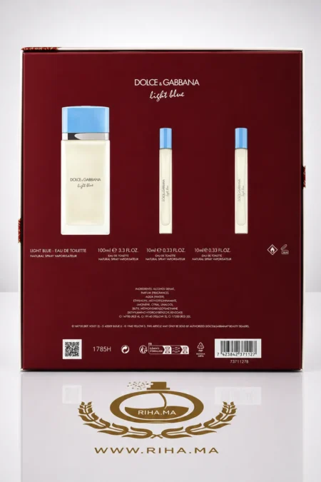 Coffret light blue dolcegabbana eau de toilette pour femme 100 ml — vue 2