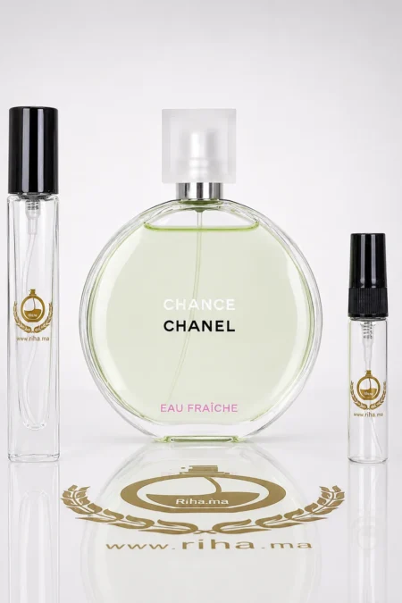 Décantage chance chanel eau fraiche flacon format voyage femme