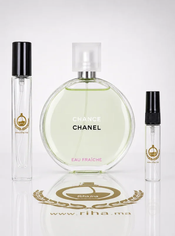 Décantage chance chanel eau fraiche flacon format voyage femme
