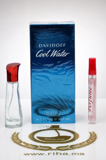 Flacon de décantage Cool Water Davidoff eau de toilette