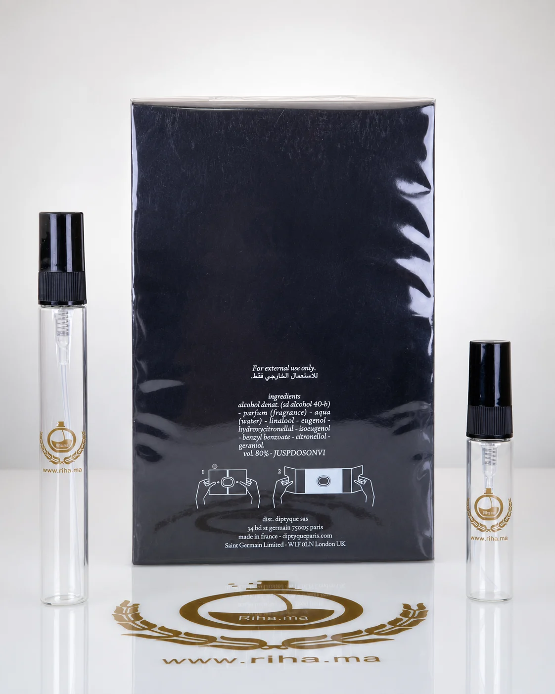 Decantage Do Son Eau de Parfum Diptyque Authentic — photo 2 decantage do son — Flacon décantage Do Son Diptyque tubéreuse floral — vue 2