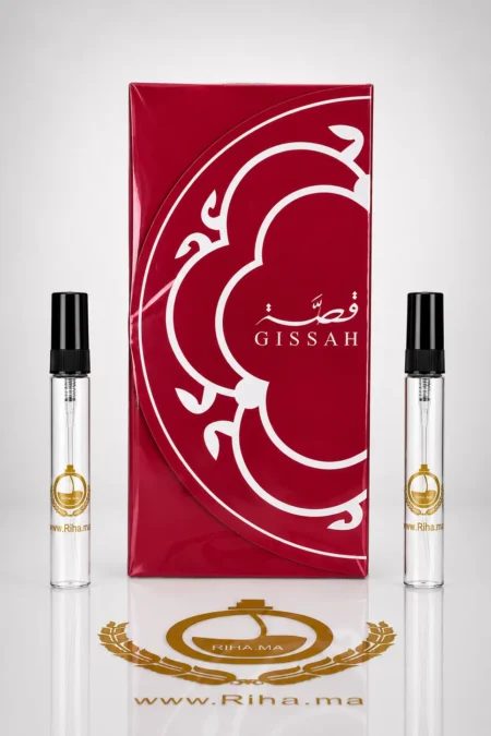 Flacon de décantage Gissah One Only sur fond noir