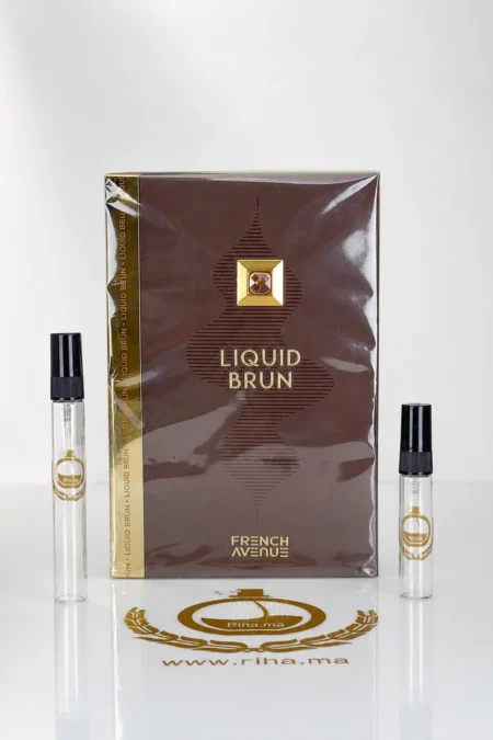 Décantage liquid brun french avenue flacon homme fond boisé