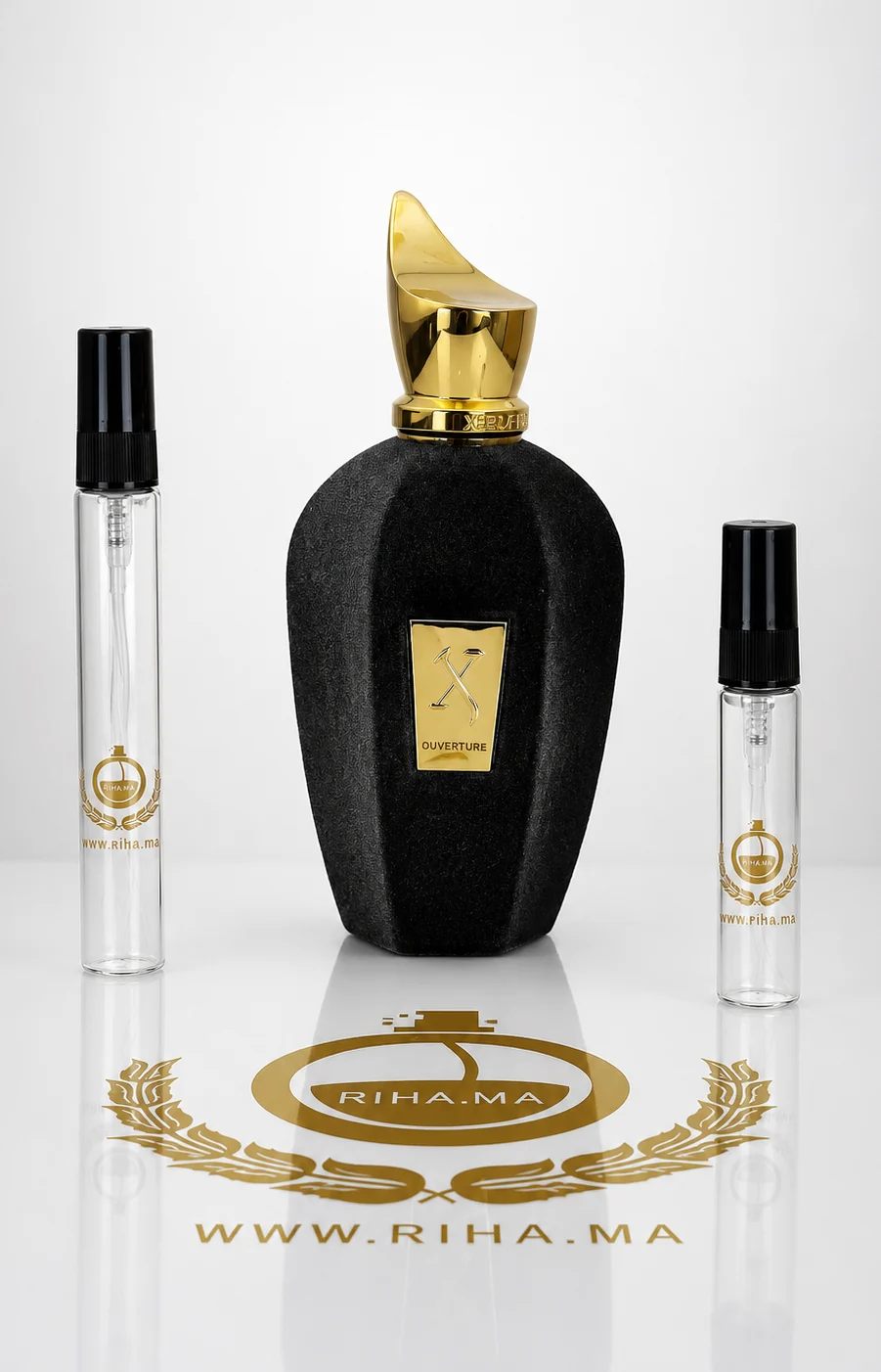 Decantage Ouverture Xerjoff Pour Homme Et Femme decantage ouverture xerjoff — Flacon de décantage ouverture xerjoff posé sur fond sombre