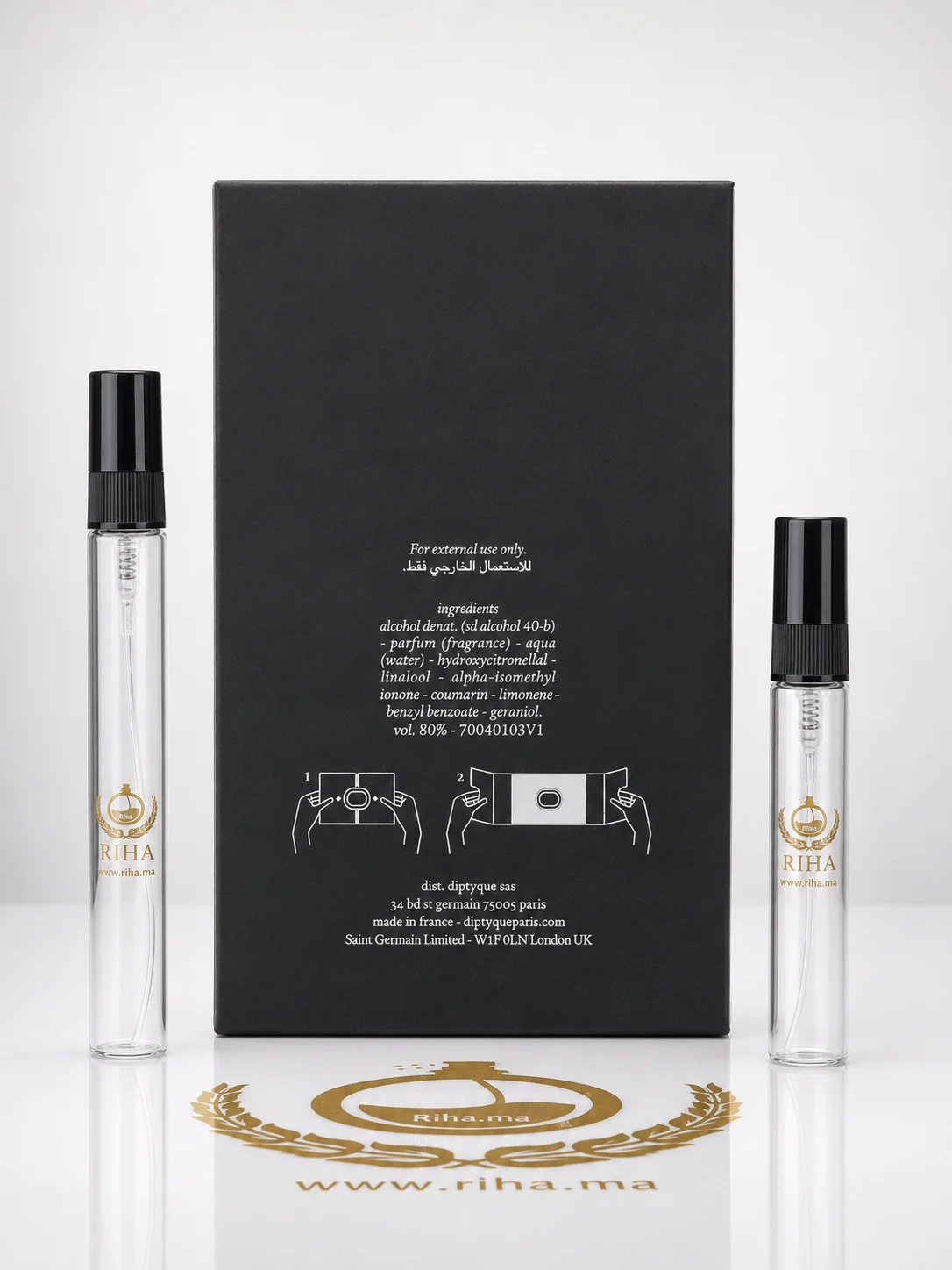 Decantage Philosykos Eau de Parfum Diptyque Pour Femme Authentic — photo 2 Décantage philosykos eau parfum Diptyque flacon 10ml — vue 2