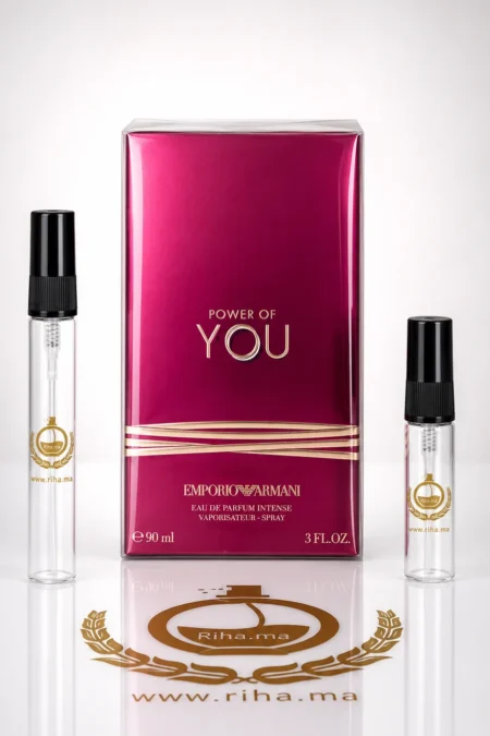 decantage power of you — Flacon décantage Power Of You Emporio Armani EDP femme