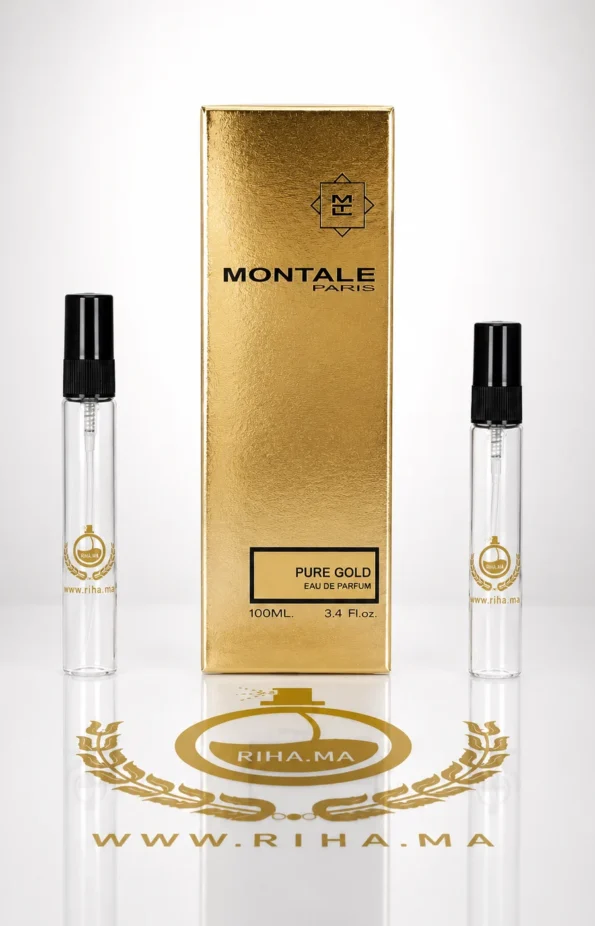 decantage pure gold montale — Décantage Pure Gold Montale flacon de parfum féminin