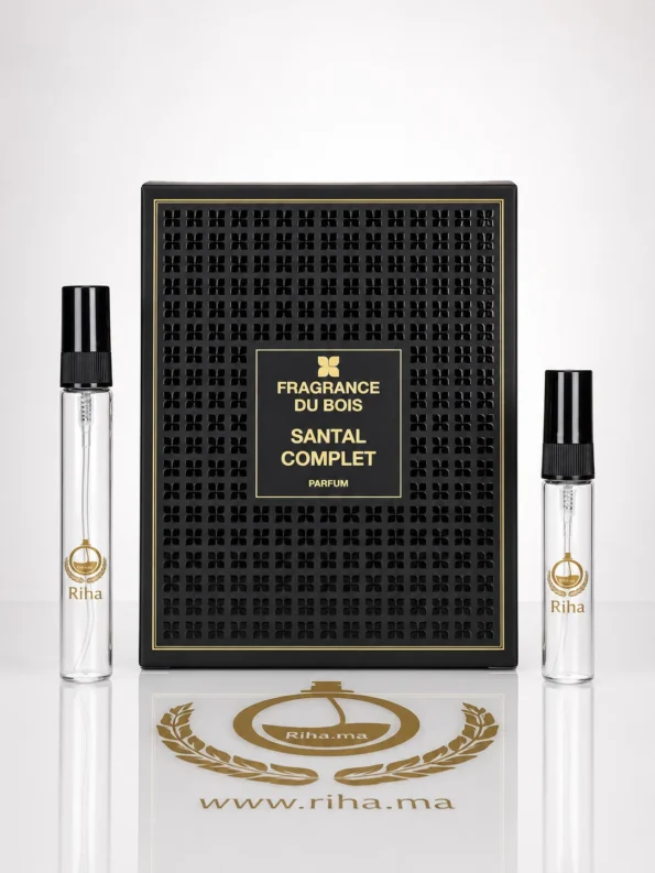 Flacon décantage santal complet fragrance du bois parfum femme
