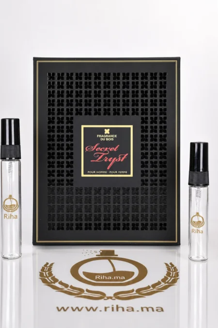 Décantage secret tryst extrait Fragrance Du Bois flacon niche