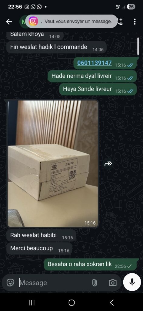 Avis Clients Whtsapp