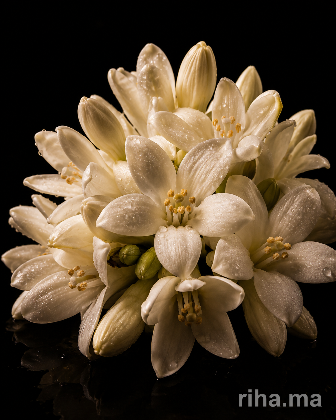 Fleurs blanches