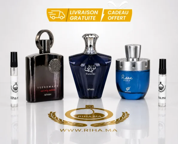 pack decantage afnan — Pack décantage Afnan Homme avec trois flacons en format 5ml et 10ml