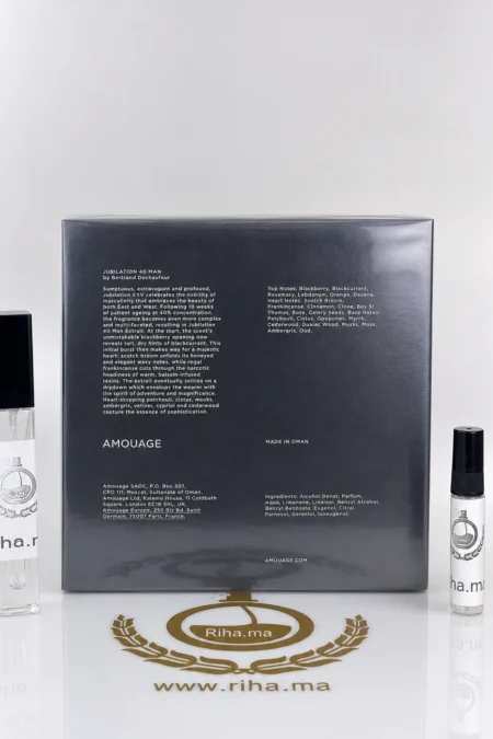 Décantage Amouage Jubilation 40 Homme – 3 ml | 5 ml | 10 ml — parfum de luxe au Maroc — vue 2