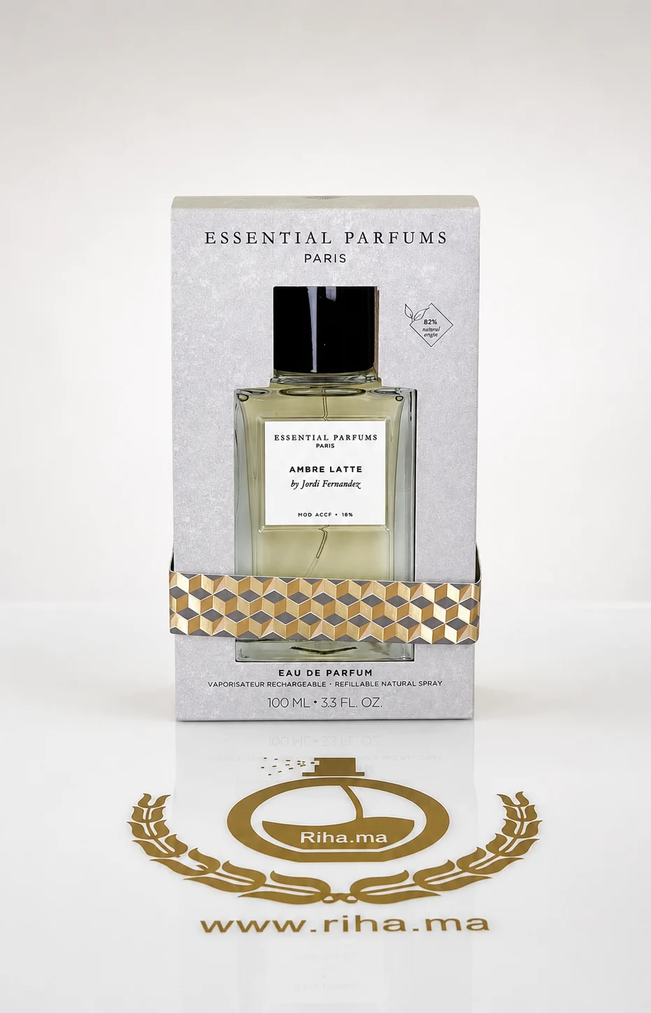 Ambre Latte – Essential Parfums par Jordi Fernández – Eau de Parfum Unisexe Ambre Latte – Essential Parfums par Jordi Fernández – Eau de Parfum Unisexe — parfum de luxe au Maroc