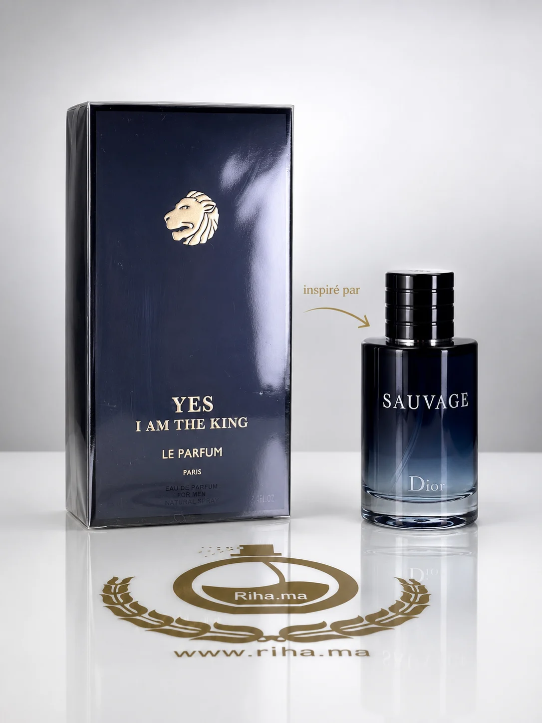 yes i am the king le parfum 100ml -geparlys Flacon de parfum Yes I Am The King Le Parfum 100ml Geparlys sur fond noir