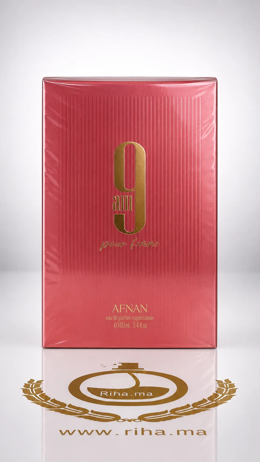 9am pour femme afnan eau de parfum vaporisateur 100ml Flacon de 9am pour femme Afnan eau de parfum élégant