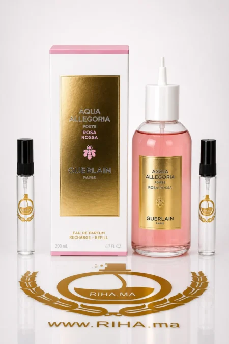 aqua allegoria forte décantage — Flacon de décantage aqua allegoria forte rosa rossa guerlain
