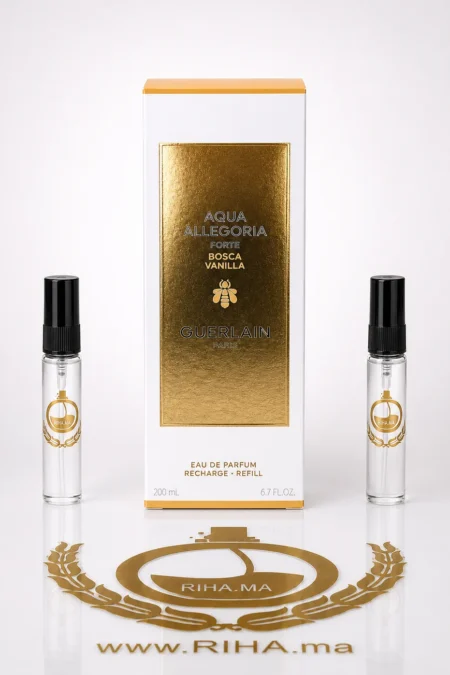 aqua allegoria forte décantage — Flacon de décantage aqua allegoria forte bosca vanilla guerlain — vue 2