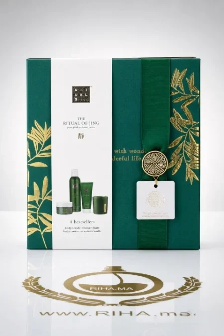 Coffret the ritual of Jing avec gel douche, crème et bougie parfumée