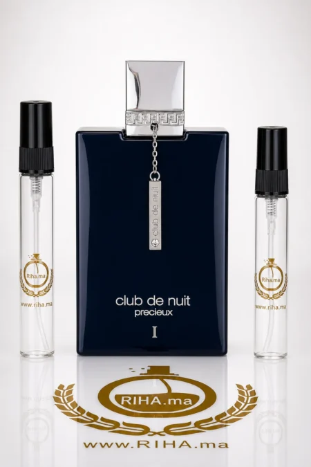 decantage club de nuit precieux i armaf — Flacon de décantage club de nuit precieux i armaf sur fond sombre