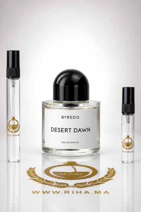 Flacon de decantage desert dawn byredo unisexe élégant