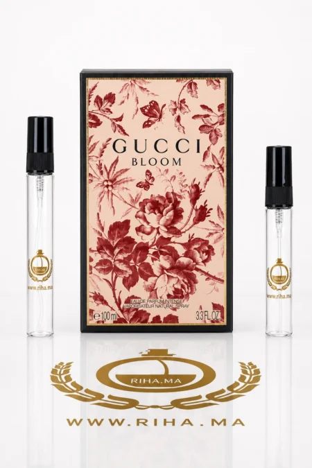 decantage gucci bloom — Décantage Gucci Bloom flacon élégant avec notes florales