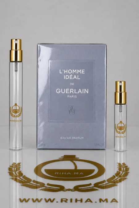 decantage lhomme ideal lintense guerlain — Flacon de décantage lhomme ideal lintense guerlain avec notes orientales