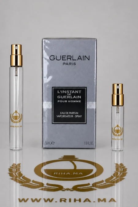 decantage linstant de guerlain — Flacon de décantage L'Instant de Guerlain avec notes orientales
