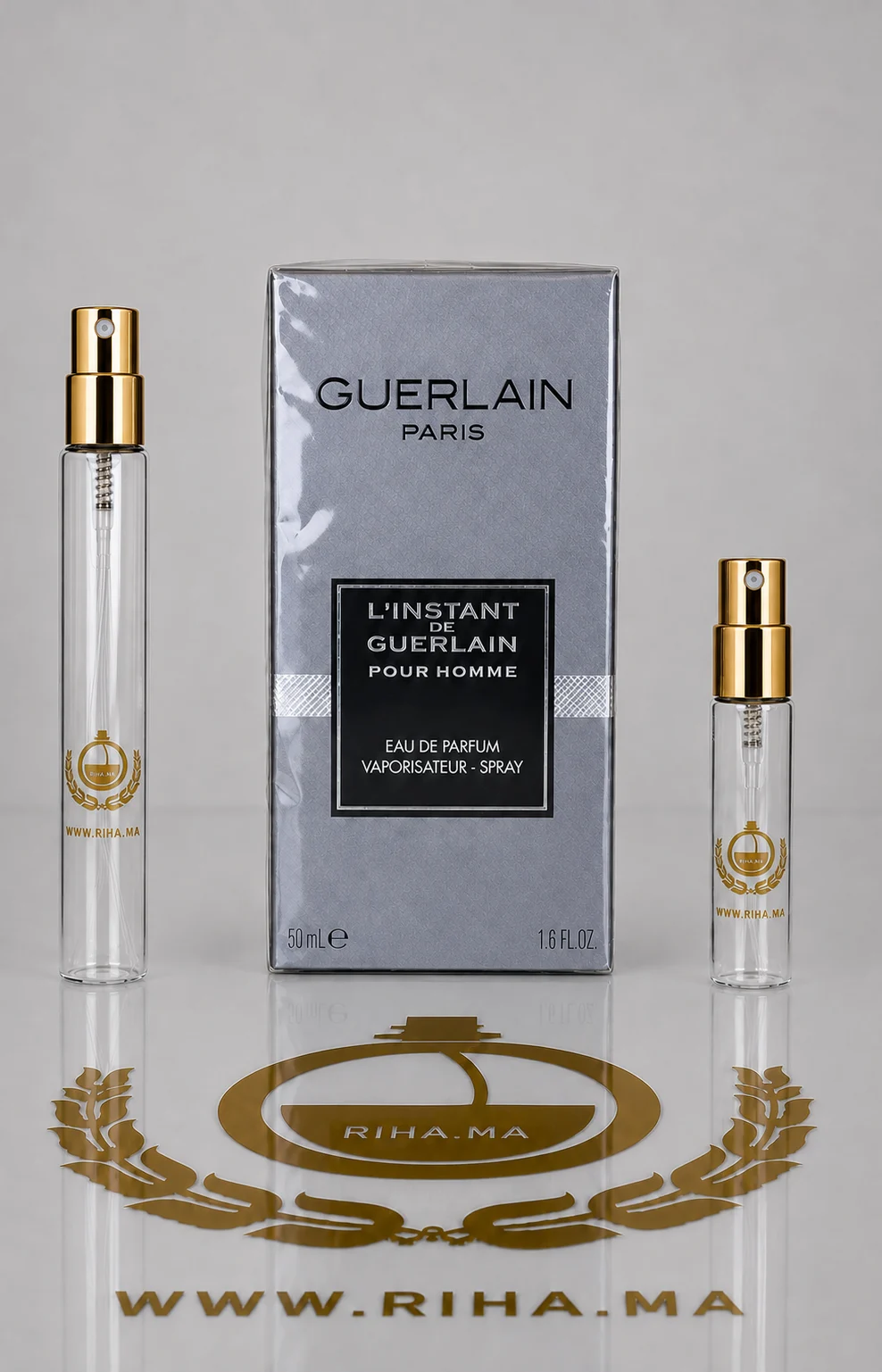 Decantage L'Instant de Guerlain Eau de Parfum Guerlain Pour Femme decantage linstant de guerlain — Flacon de décantage L'Instant de Guerlain avec notes orientales