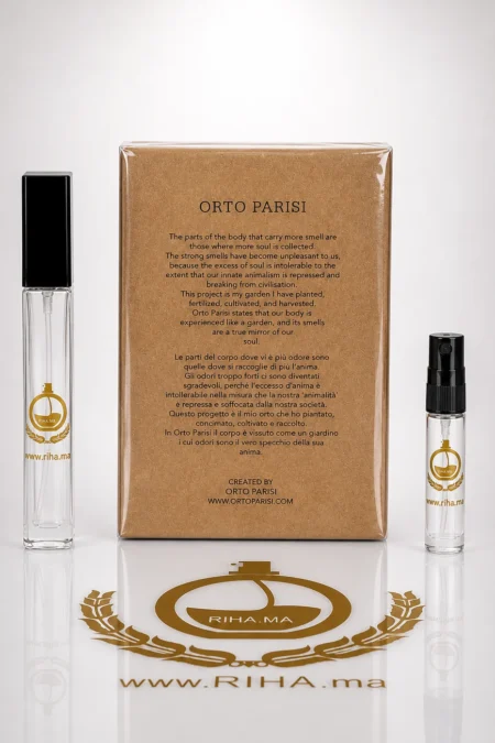 decantage seminalis orto parisi — Flacon de décantage Seminalis Orto Parisi posé sur fond sombre élégant — vue 2