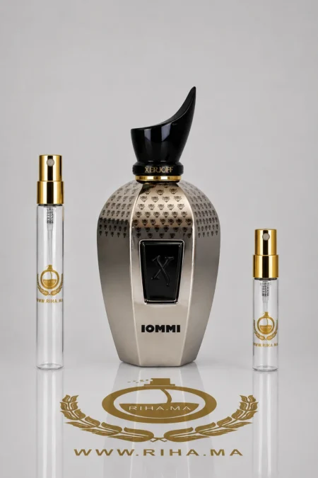 decantage tony iommi monkey special xerjoff — Flacon de décantage tony iommi monkey special xerjoff posé sur fond noir