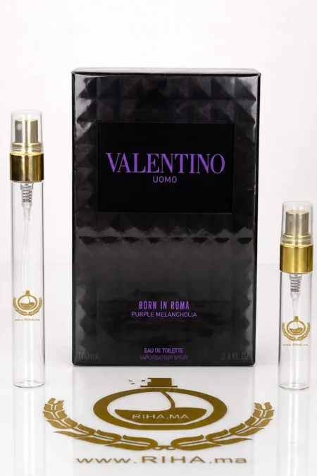 decantage valentino uomo — Flacon de décantage Valentino Uomo avec notes orientales