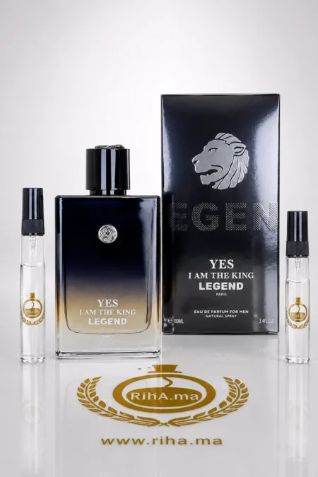 decantage yes i am the king legend geparlys — Flacon de décantage yes i am the king legend geparlys posé sur fond sombre