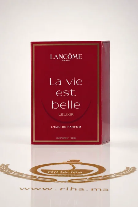 echantillon la vie est belle elixir — Flacon de parfum échantillon La Vie Est Belle Elixir avec ruban
