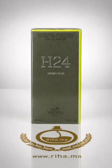 h24 herbes vives hermes — Flacon de H24 Herbes Vives Hermès, eau de parfum homme