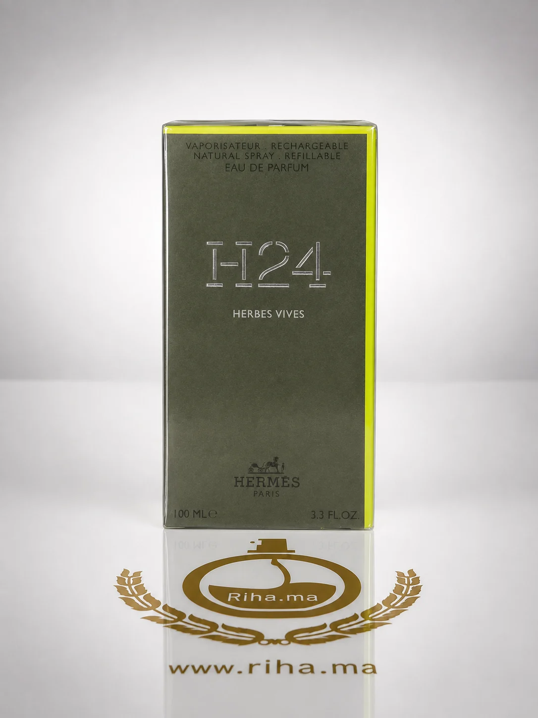 H24 Herbes Vives Hermès Eau de parfum pour homme 100ml h24 herbes vives hermes — Flacon de H24 Herbes Vives Hermès, eau de parfum homme