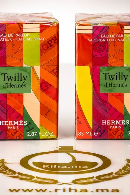 hermès twilly dhermès — Flacon de parfum hermes twilly hermes avec ruban de soie
