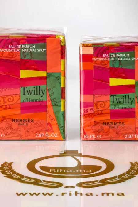 hermès twilly dhermès — Flacon de parfum hermes twilly hermes avec ruban de soie — vue 2