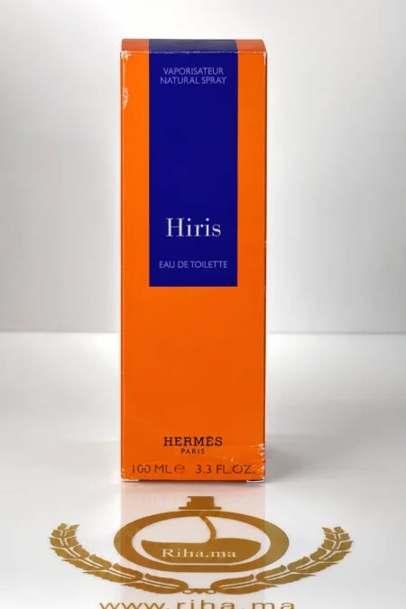 Flacon de parfum hiris hermes avec élégant bouchon doré