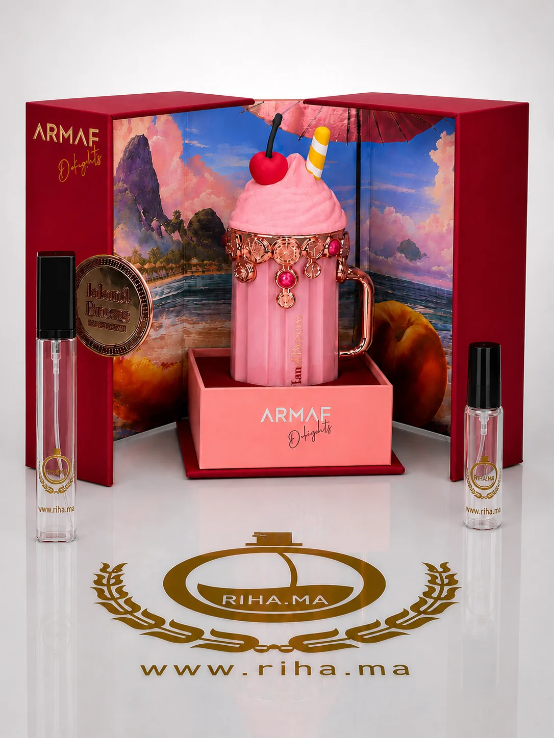 Island Breeze Armaf décantage EDP island breeze armaf décantage — Flacon de décantage island breeze armaf pour femme