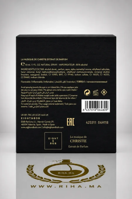 Flacon de La Musique de Christie Eight Bob extrait de parfum — vue 2