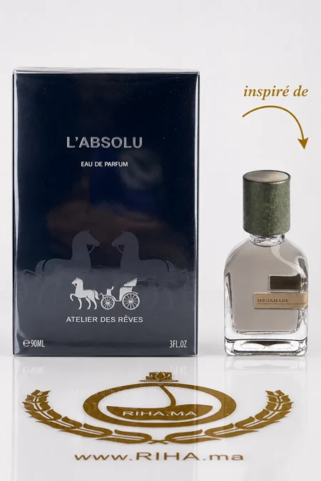 Flacon de labsolu atelier des reves geparlys, parfum oriental homme