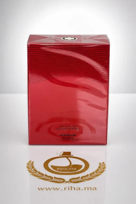 Riha.ma | Vente de Parfum Original Au Maroc Pour Homme Et Femme 63 Flacon de parfum Montblanc Legend Red sur fond élégant — vue 2